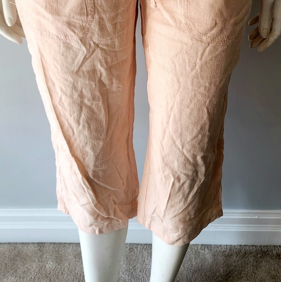 BRAND NEW! Per Se Women's Capri Pants in Blush Size S - Picture 2 of 9